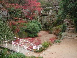 Path and footbridges in Geumgang Park