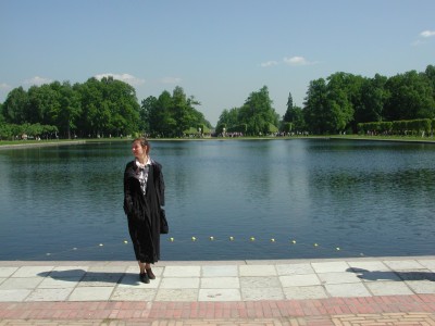 Anya at Marly Pond, looking right