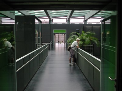 Walkway over the main atrium