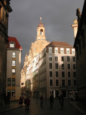 Frauenkirche in sunlight